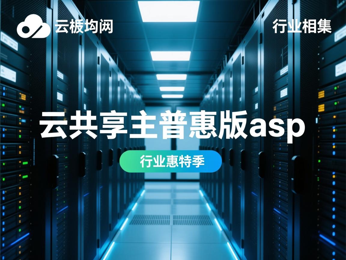 阿里云共享虚拟主机普惠版asp