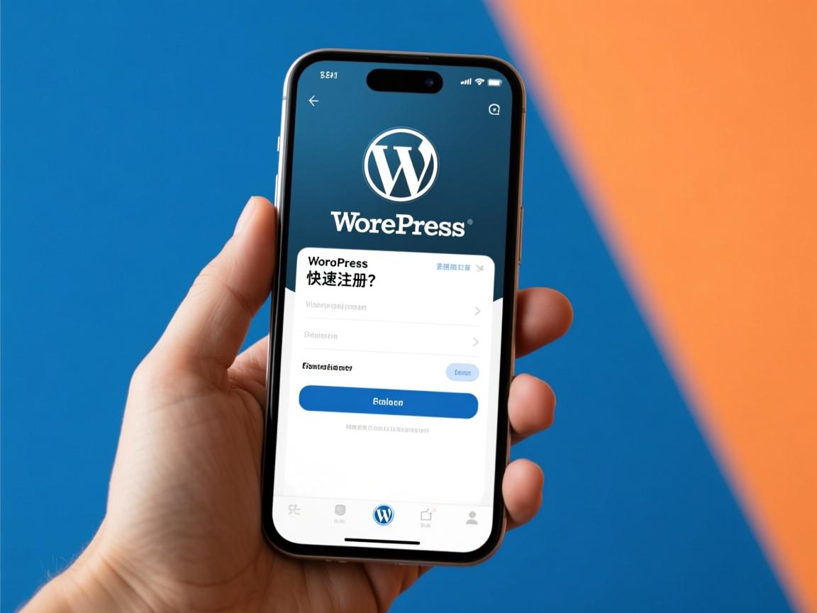WordPress手机如何快速注册？  第2张