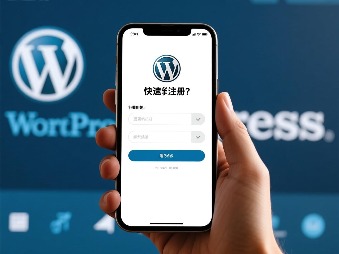 WordPress手机如何快速注册？  第3张