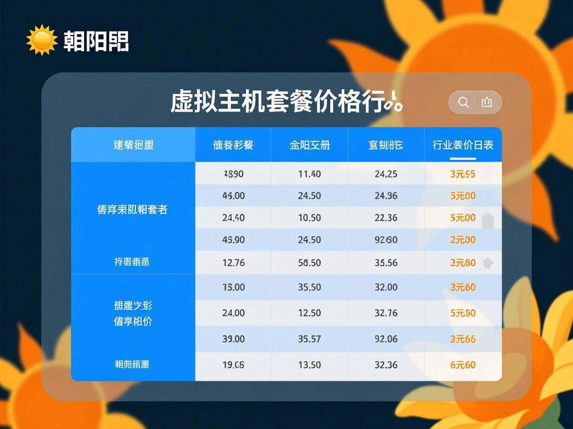 朝阳虚拟主机套餐价格表  第2张 朝阳虚拟主机套餐价格表  第2张