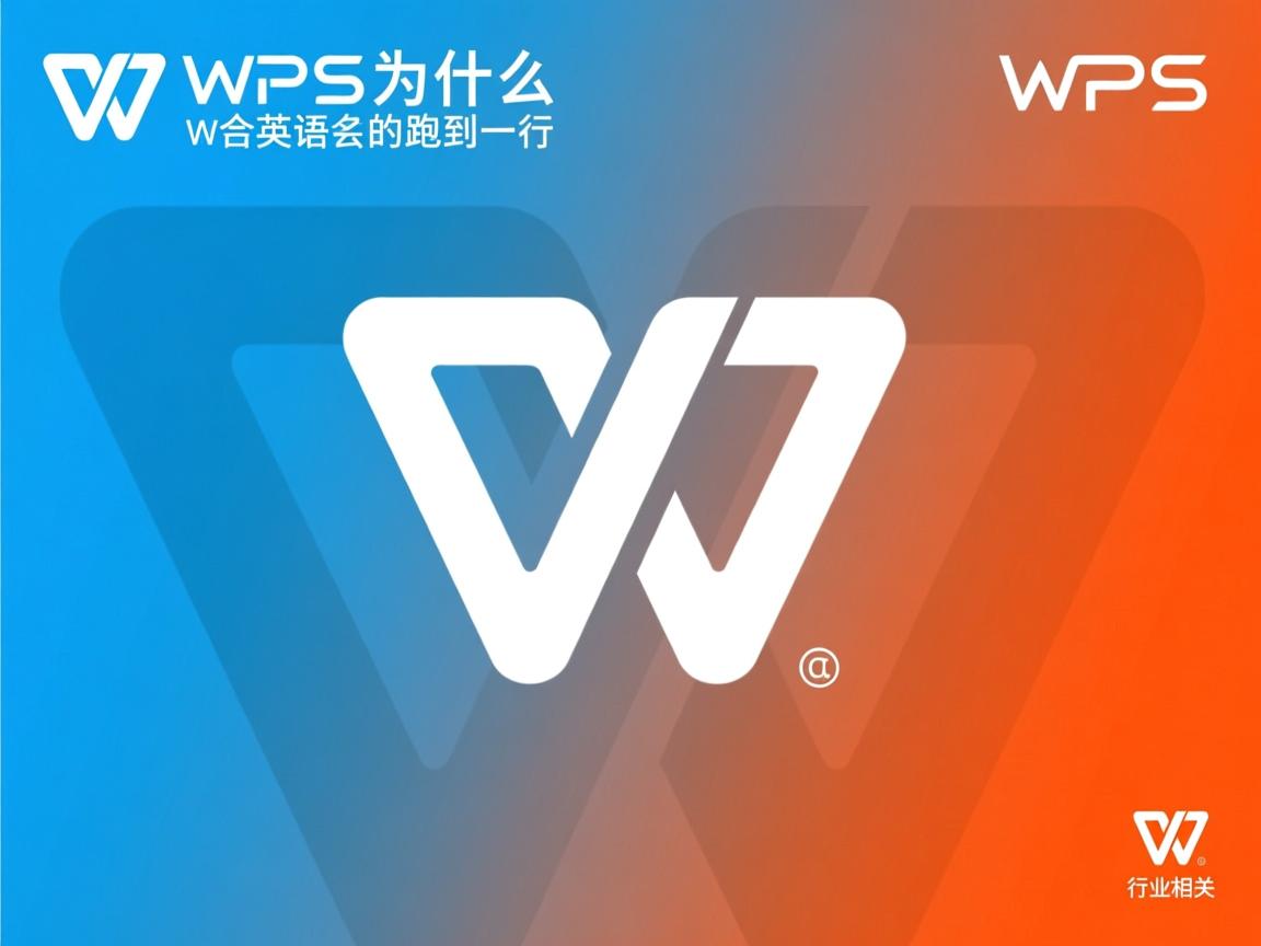 WPS为什么英文会跑到下一行  第3张 WPS为什么英文会跑到下一行  第3张