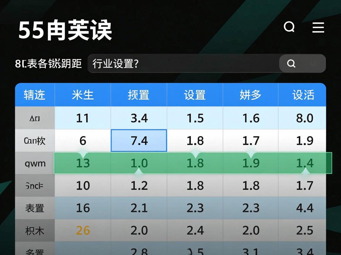HTML5表格行距怎么设置？