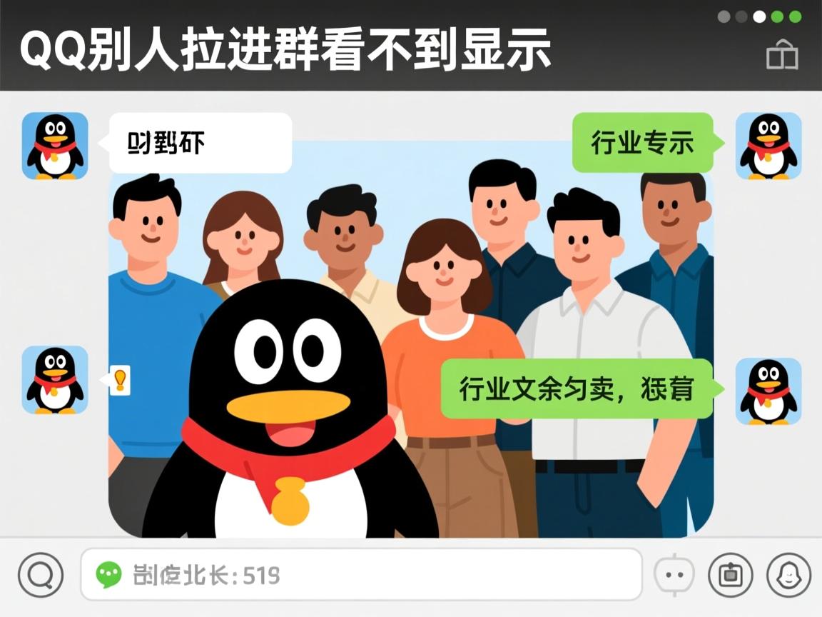 为什么qq别人拉进群看不到显示  第3张 为什么qq别人拉进群看不到显示  第3张