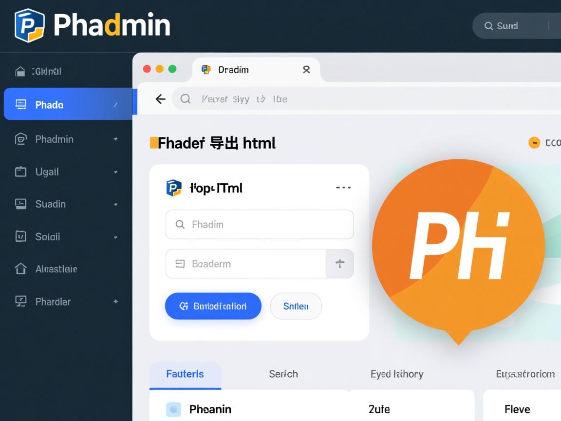 phpadmin如何导出html  第2张 phpadmin如何导出html  第2张