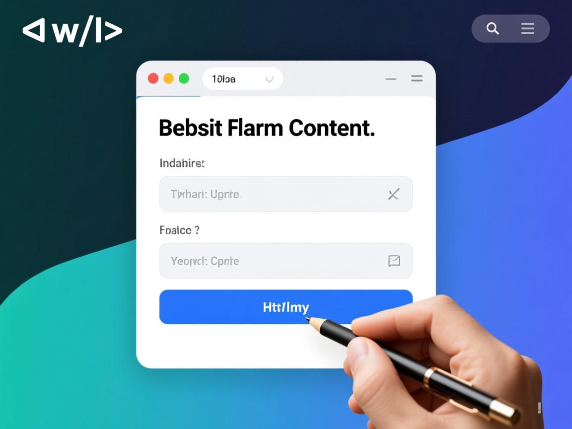 html如何提交表单内容  第1张 html如何提交表单内容  第1张
