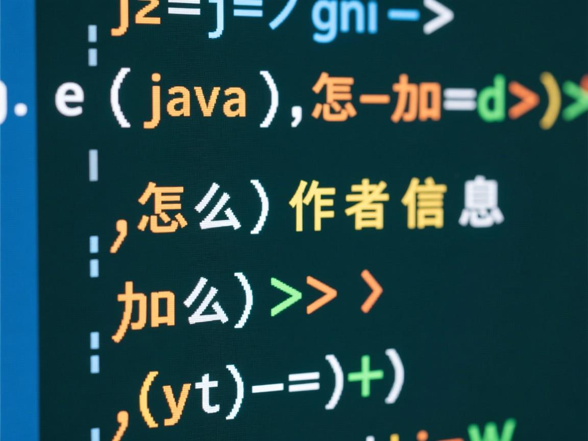 java注释怎么加作者信息  第1张 java注释怎么加作者信息  第1张