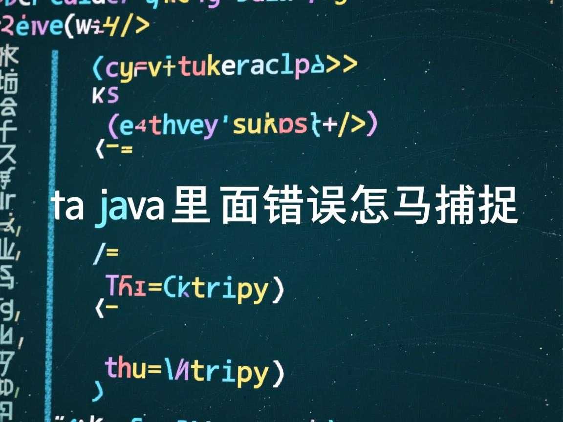 java里面错误怎么捕捉  第3张 java里面错误怎么捕捉  第3张