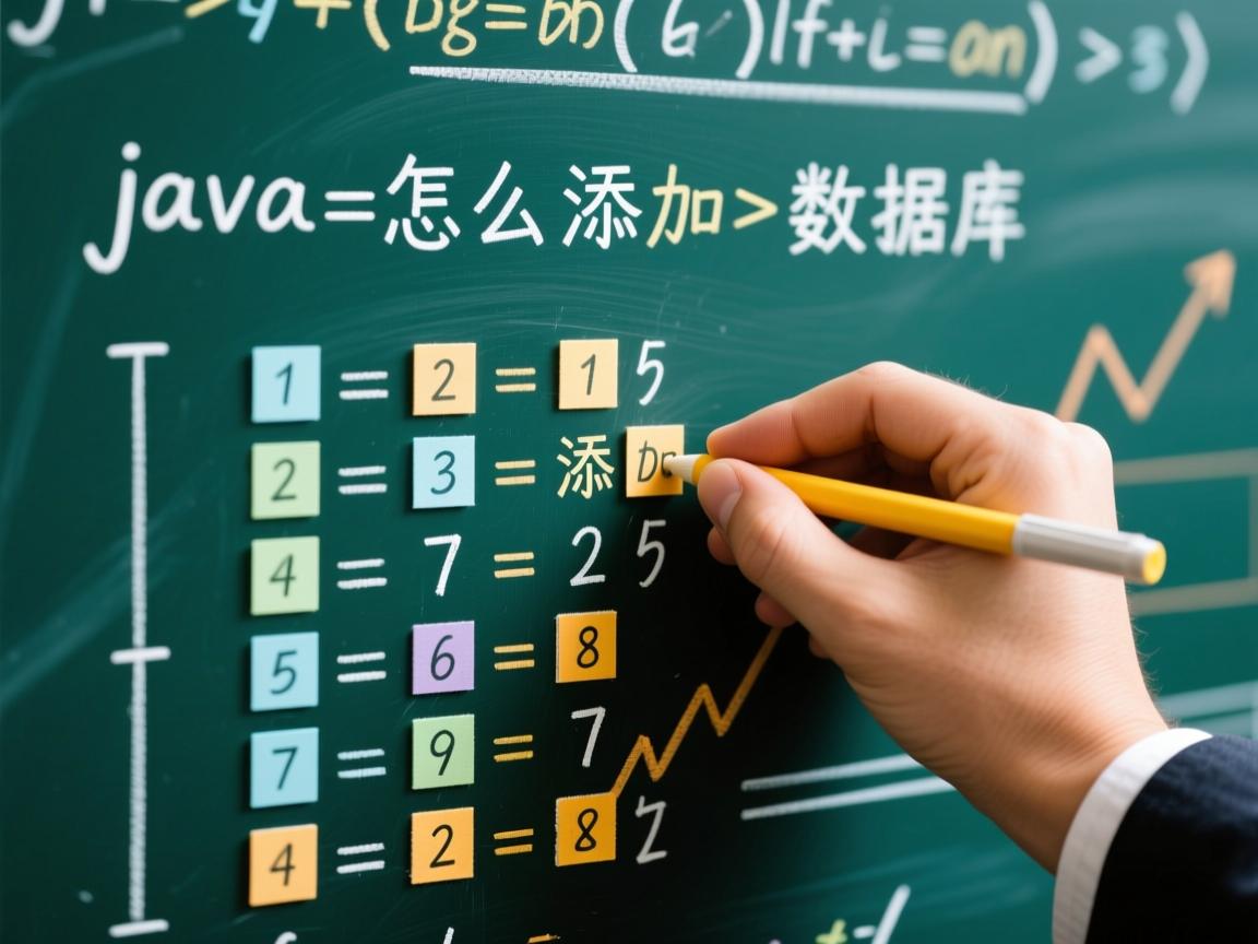 java中的数组怎么添加数据库