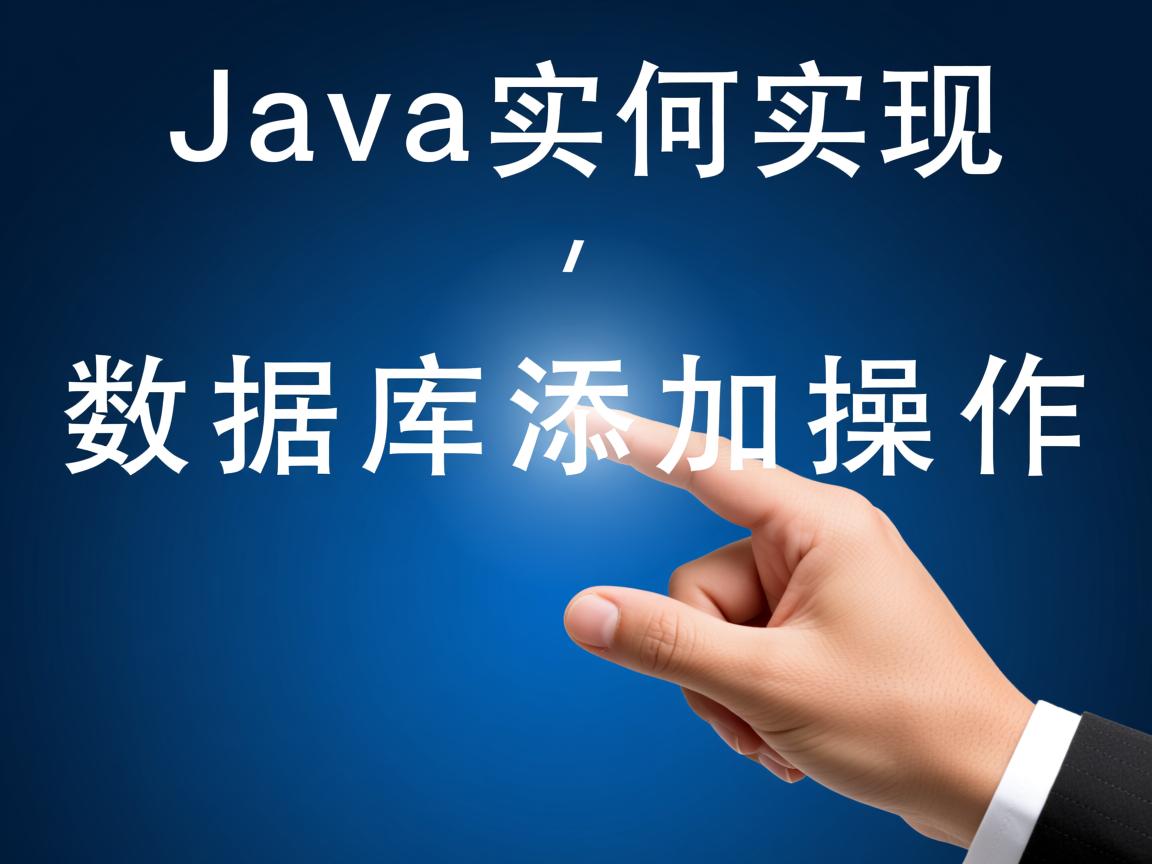 Java如何实现数据库添加操作