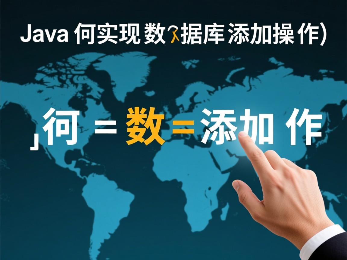 Java如何实现数据库添加操作  第3张 Java如何实现数据库添加操作  第3张