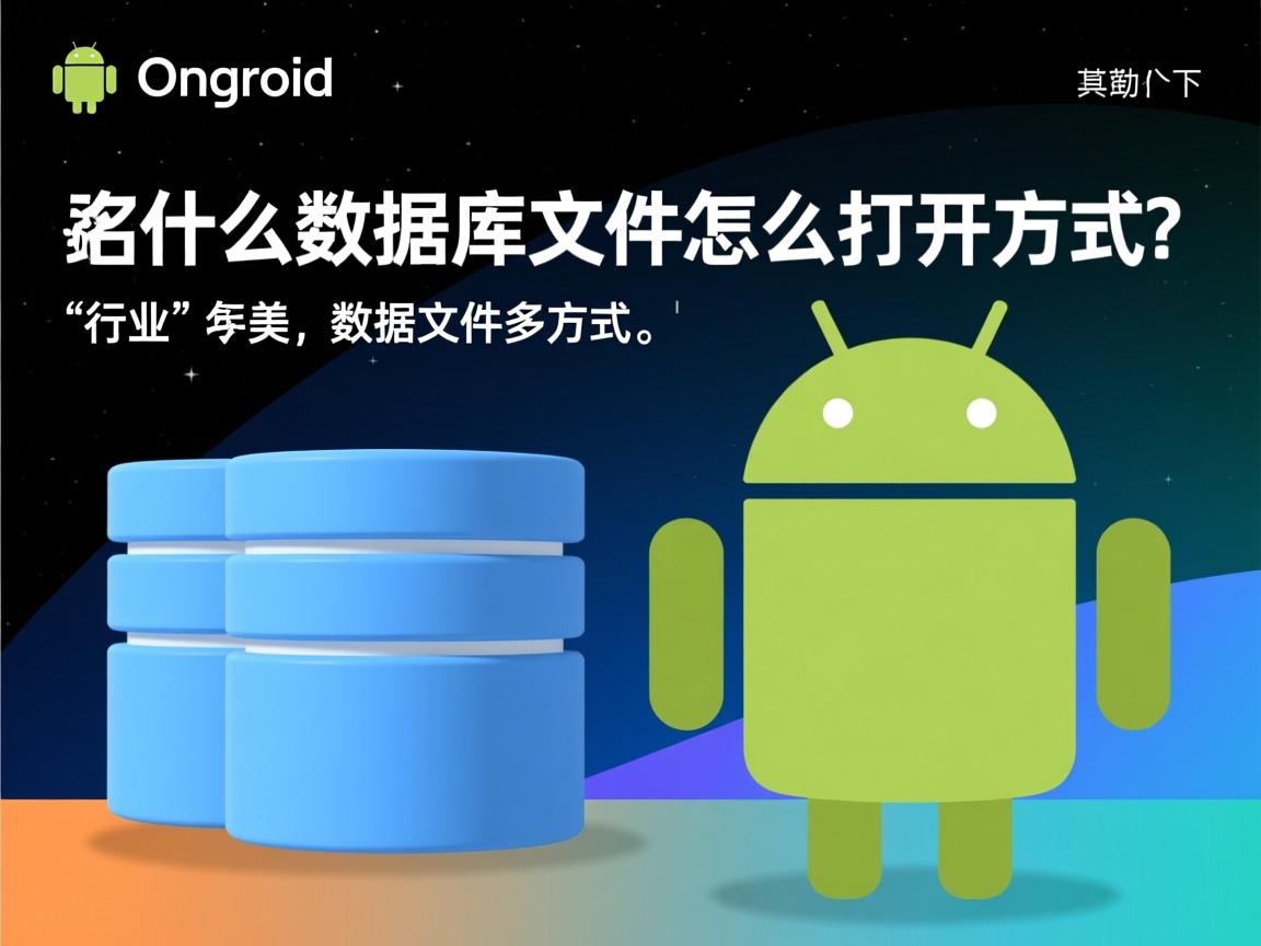 安卓上用什么数据库文件怎么打开方式  第1张 安卓上用什么数据库文件怎么打开方式  第1张