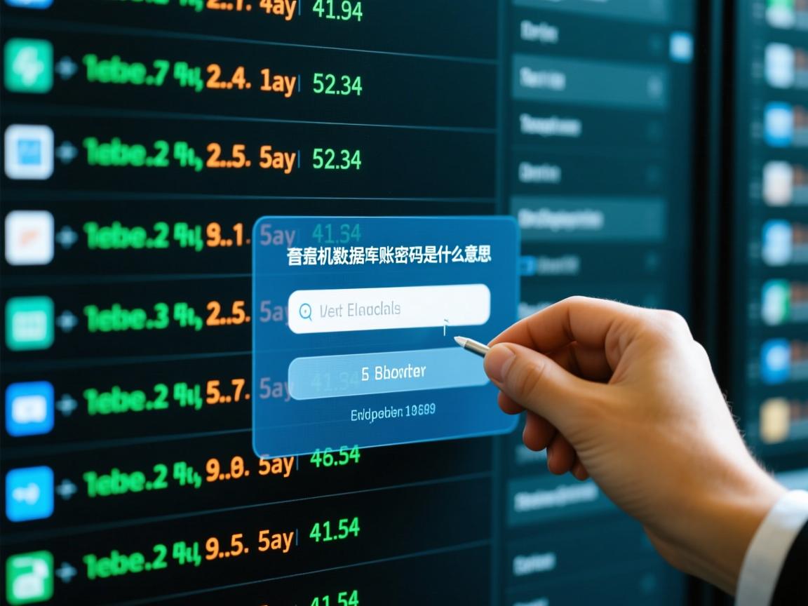 怎么查看本机数据库账号密码是什么意思  第2张 怎么查看本机数据库账号密码是什么意思  第2张