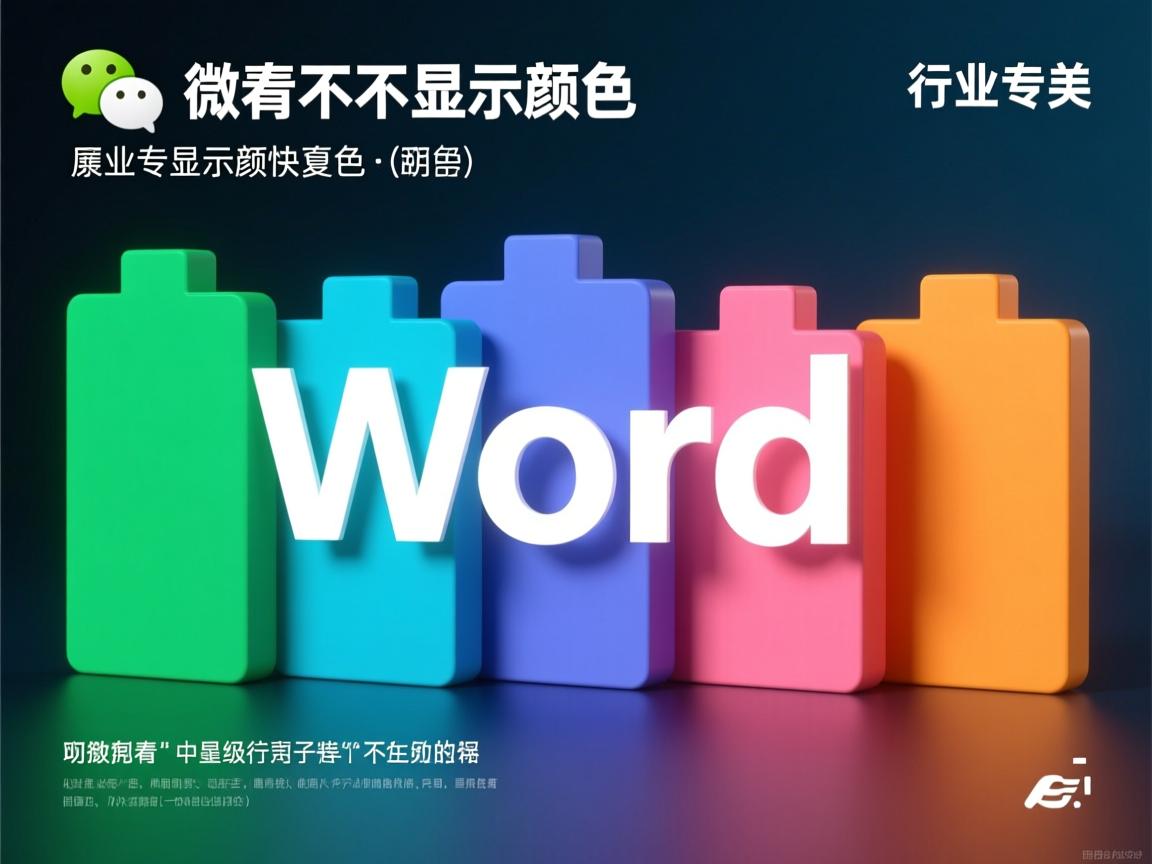 微信里面看word为什么不显示颜色  第1张