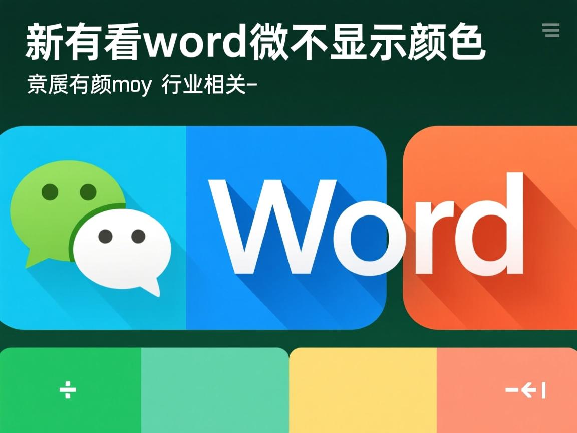 微信里面看word为什么不显示颜色  第3张