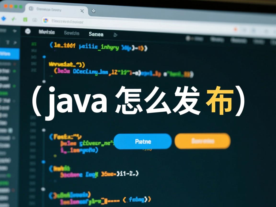 java中怎么发布  第1张