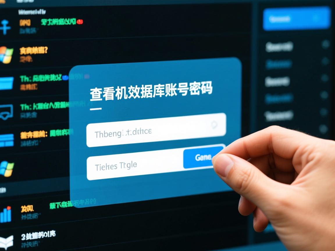 怎么查看本机数据库账号密码  第3张 怎么查看本机数据库账号密码  第3张