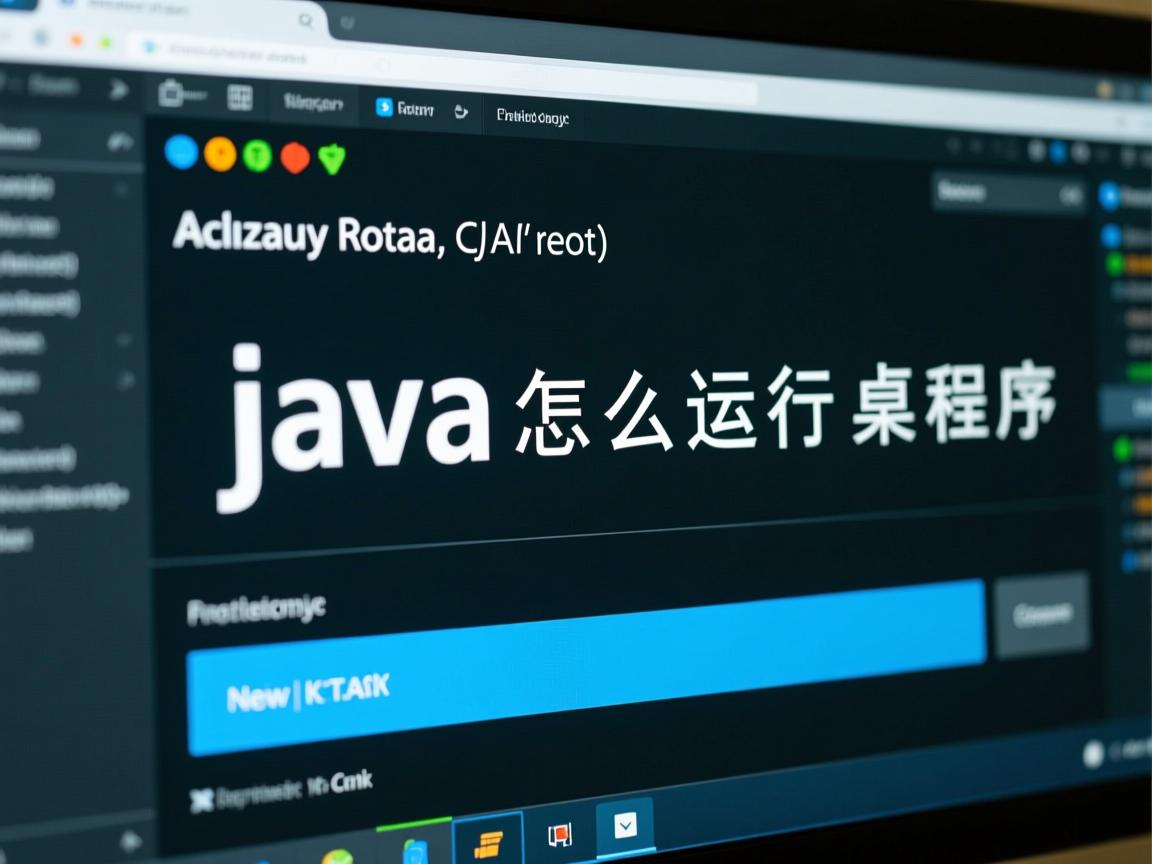 java怎么运行桌面程序  第2张