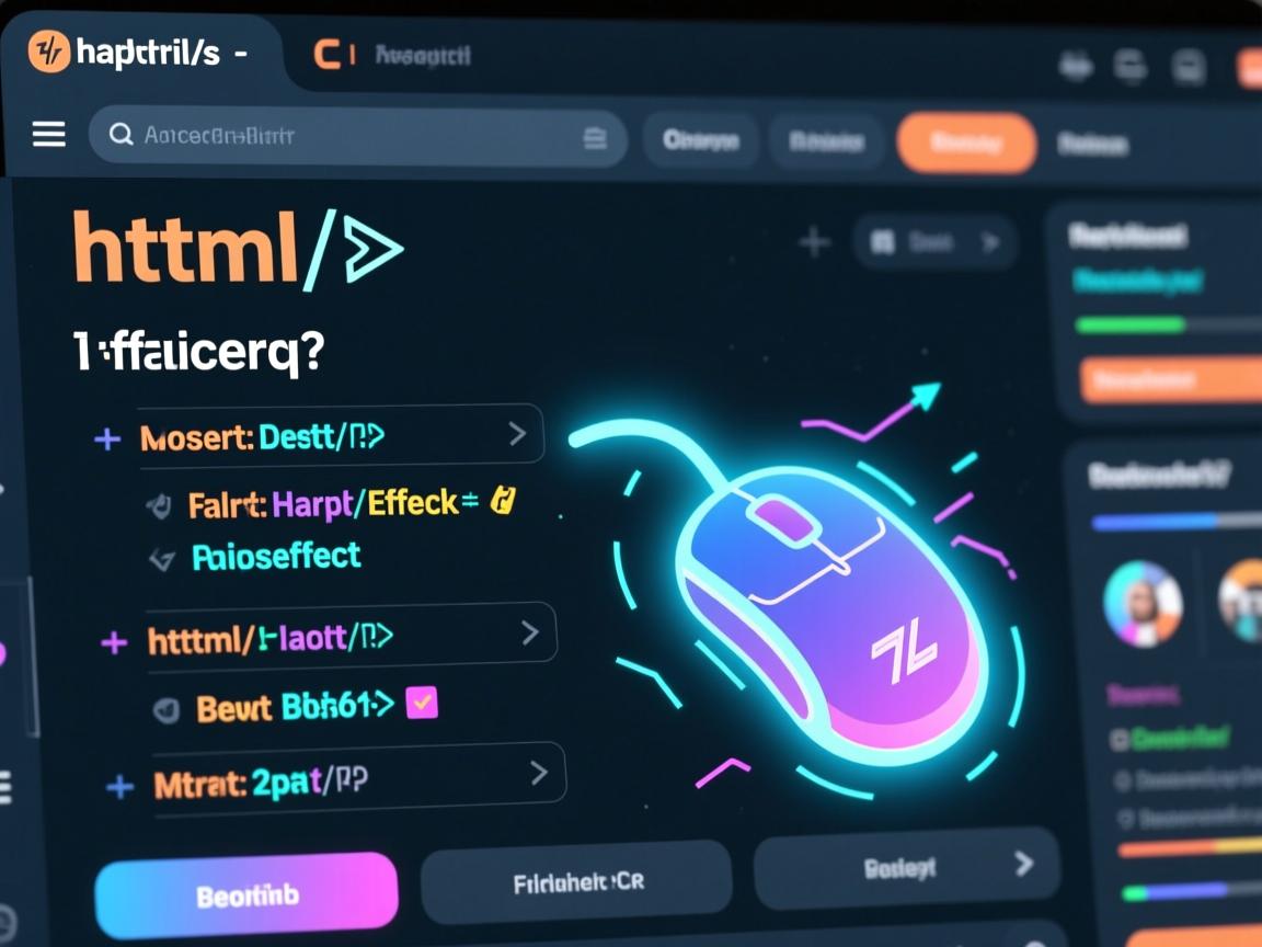 如何在html中插入鼠标特效  第1张 如何在html中插入鼠标特效  第1张