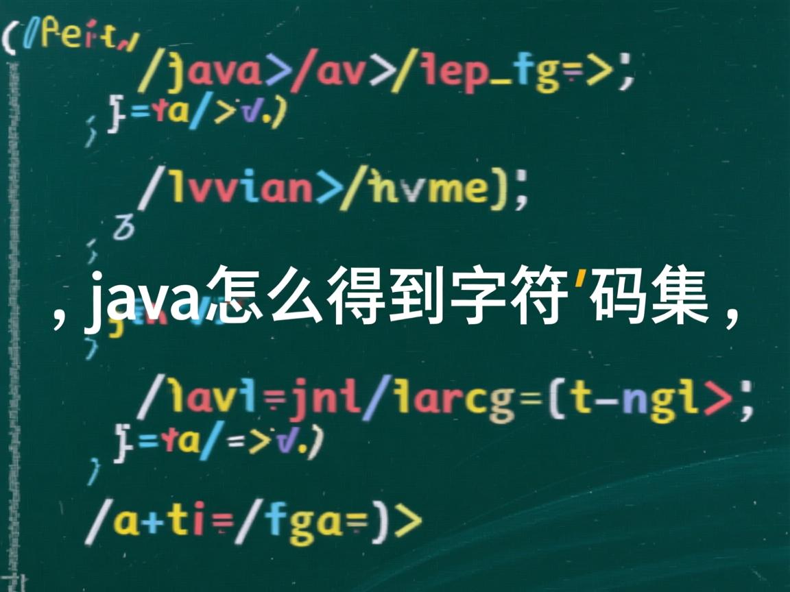 java中怎么得到字符编码集  第2张 java中怎么得到字符编码集  第2张