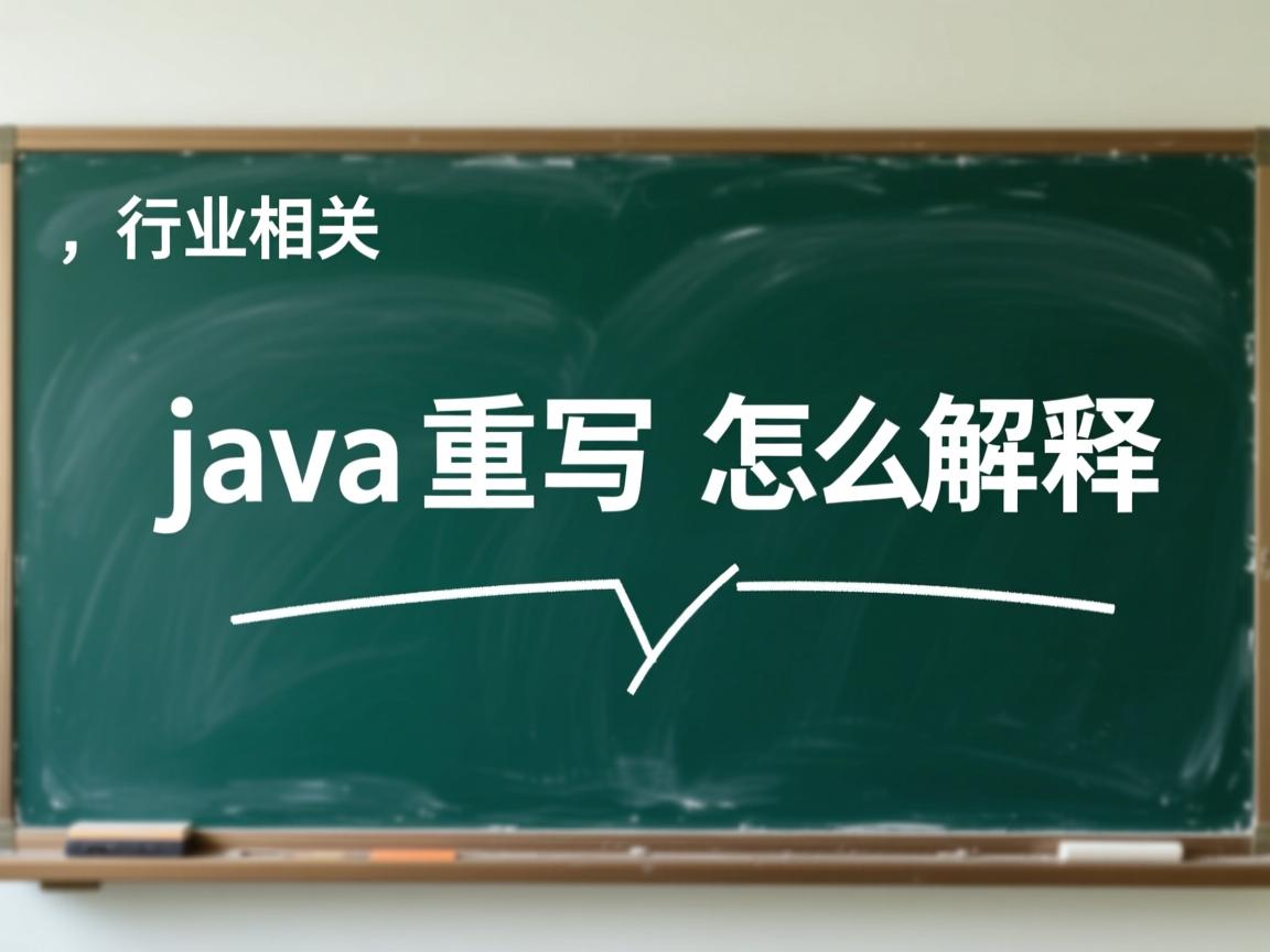 java重写怎么解释  第2张 java重写怎么解释  第2张
