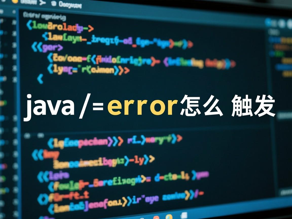 java error怎么触发  第1张