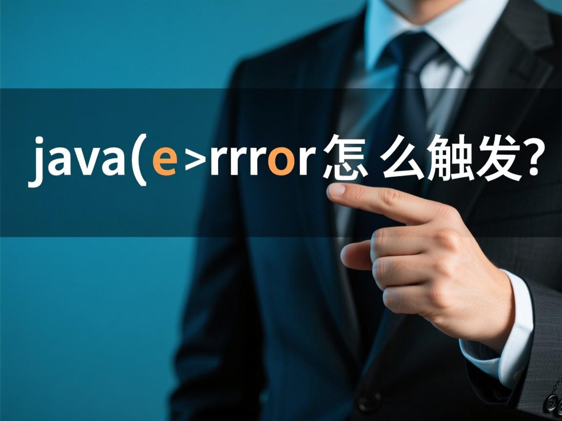 java error怎么触发  第3张