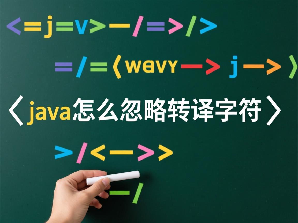 java怎么忽略转译字符  第2张