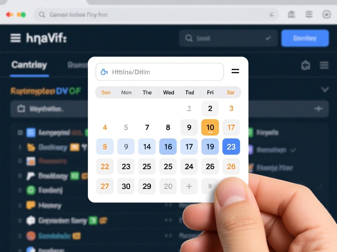 html中如何设置日期控件  第2张 html中如何设置日期控件  第2张