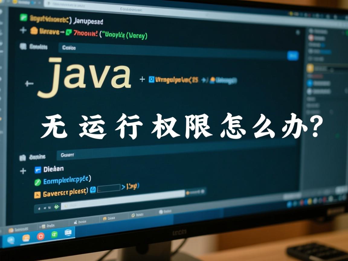 java无运行权限怎么办  第2张 java无运行权限怎么办  第2张