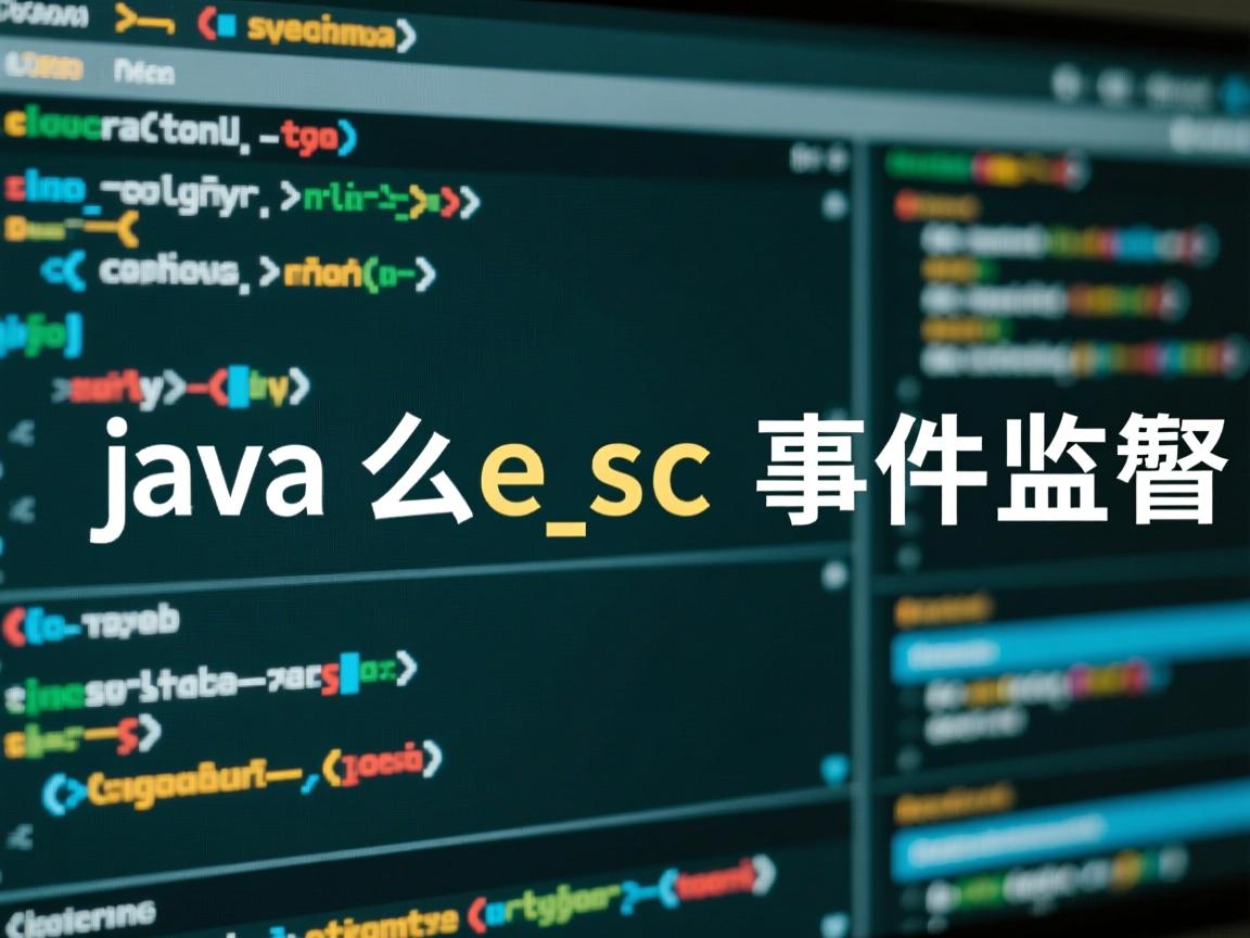 java中怎么esc事件监听  第3张 java中怎么esc事件监听  第3张