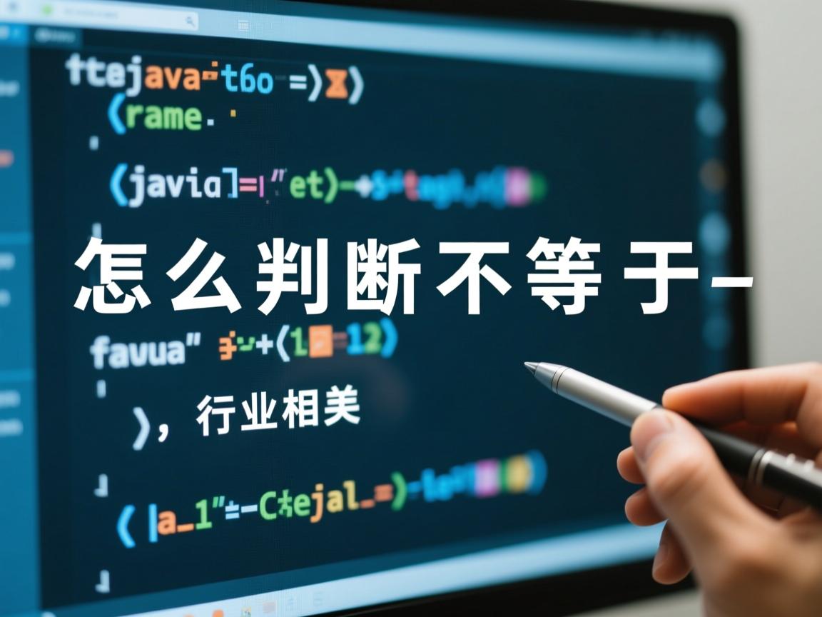 java怎么判断不等于  第2张 java怎么判断不等于  第2张