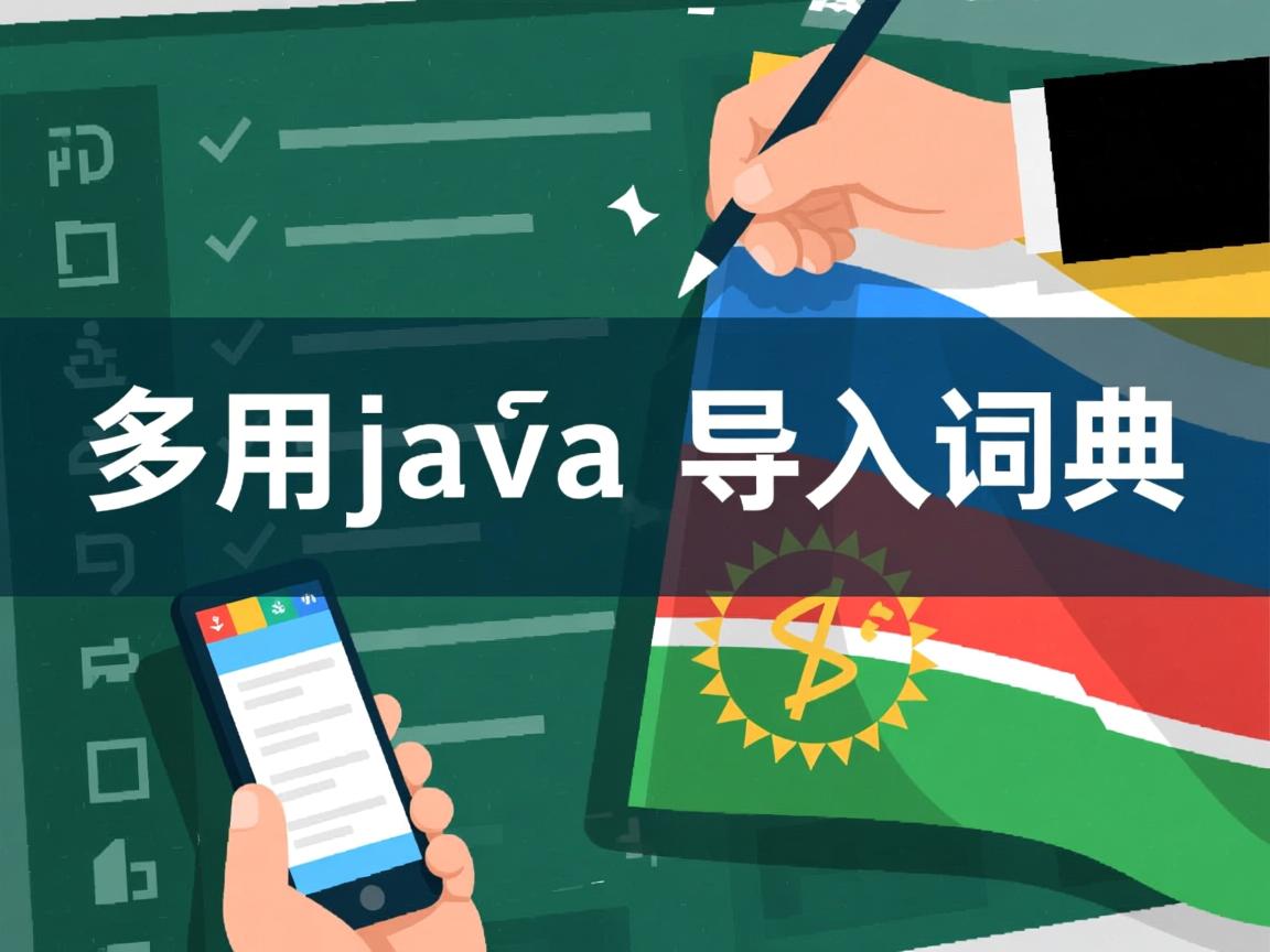怎么用java导入词典  第1张 怎么用java导入词典  第1张