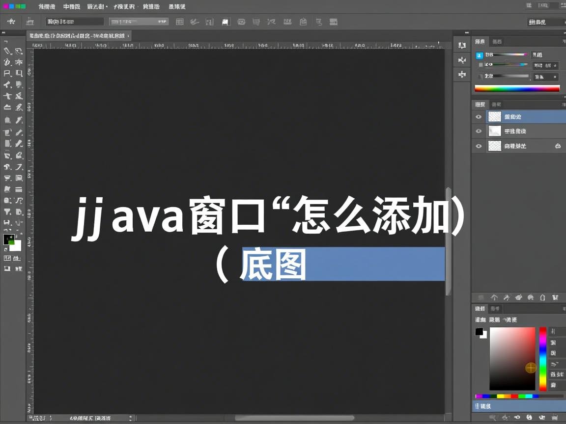 jjava窗口中怎么添加底图  第1张