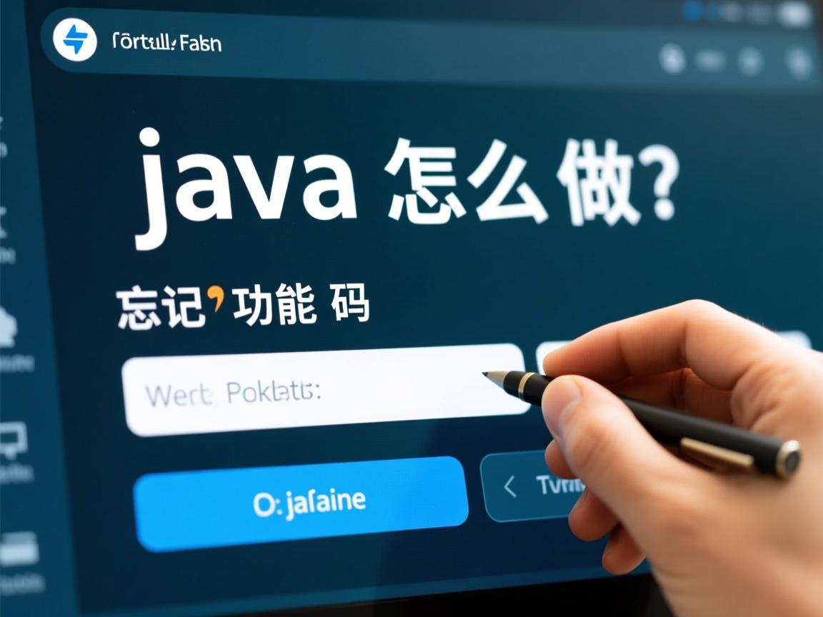 java中忘记密码功能怎么做  第2张 java中忘记密码功能怎么做  第2张