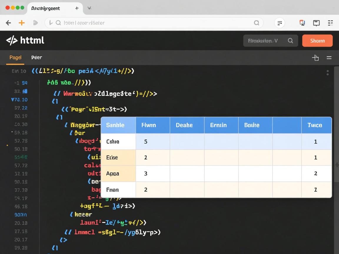 如何在html页面中添加表格  第3张 如何在html页面中添加表格  第3张