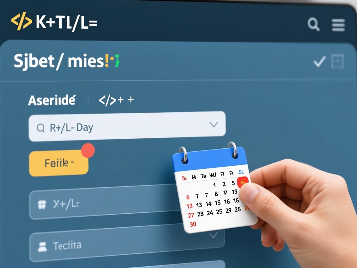 html表单标签如何添加日历  第1张 html表单标签如何添加日历  第1张