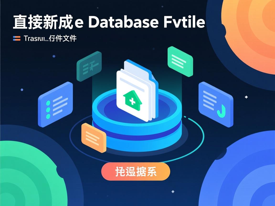 怎么直接生成数据库文件  第1张 怎么直接生成数据库文件  第1张