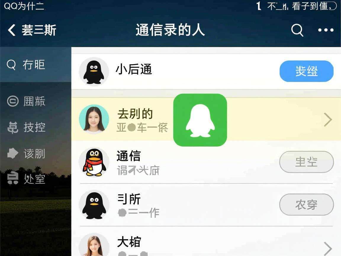 QQ为什么看不到通讯录的人  第1张 QQ为什么看不到通讯录的人  第1张