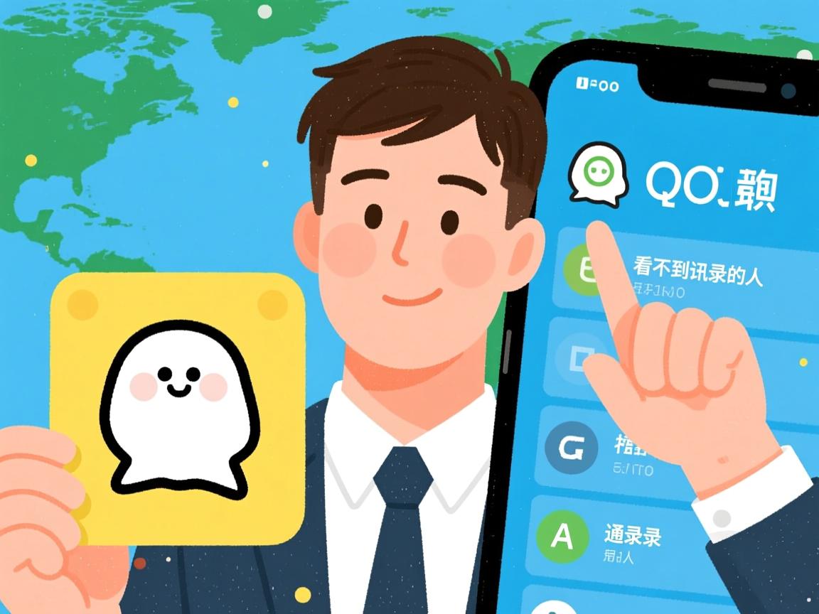 QQ为什么看不到通讯录的人  第2张 QQ为什么看不到通讯录的人  第2张