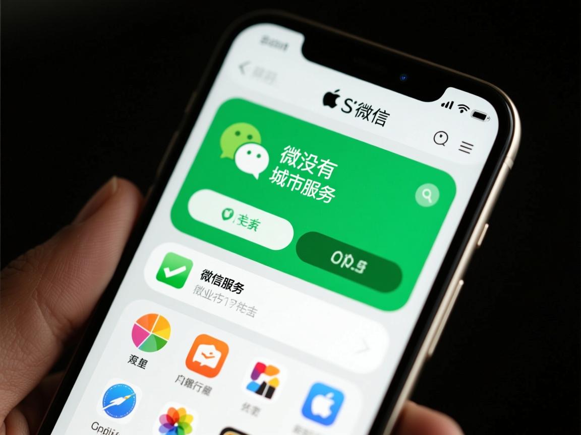 苹果XS手机微信里为什么没有城市服务  第1张 苹果XS手机微信里为什么没有城市服务  第1张