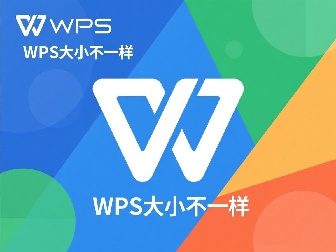 为什么wps大小不一样  第1张 为什么wps大小不一样  第1张
