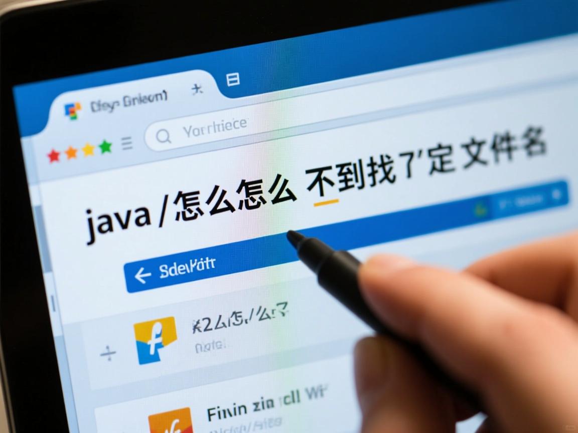 java文件怎么怎么找不到指定文件名