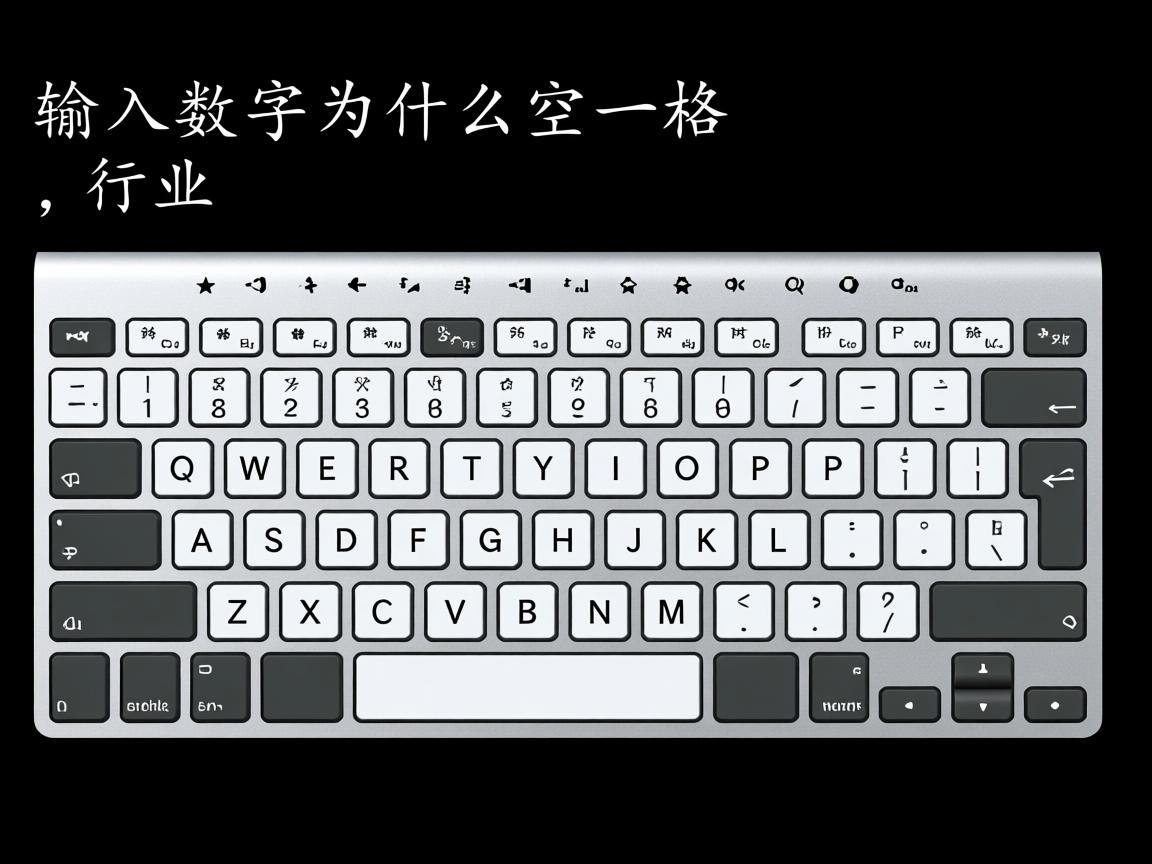 Word输入数字为什么会空一格  第2张 Word输入数字为什么会空一格  第2张