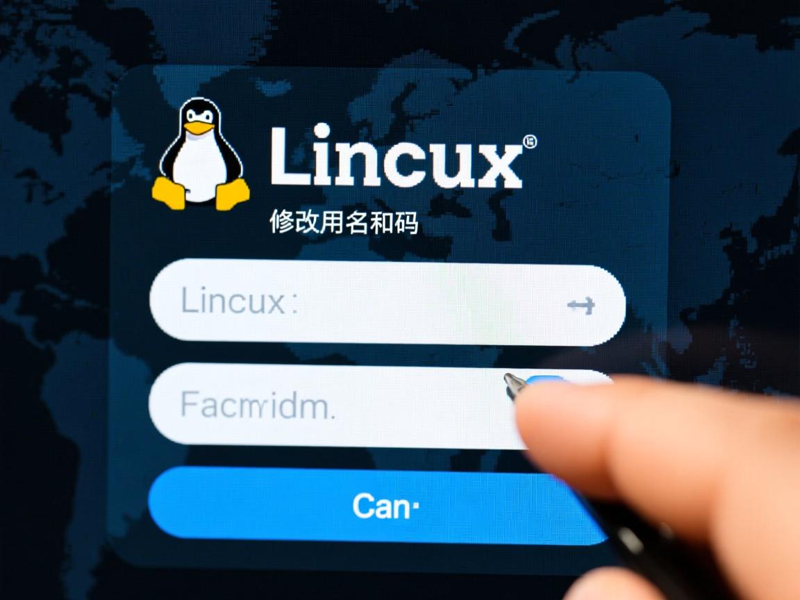 linux如何修改用户名和密码  第2张 linux如何修改用户名和密码  第2张