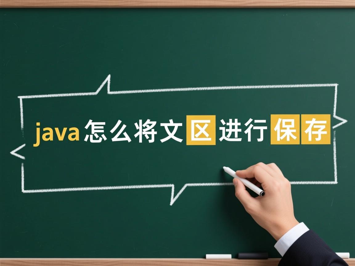 java怎么将文本区进行保存  第3张 java怎么将文本区进行保存  第3张