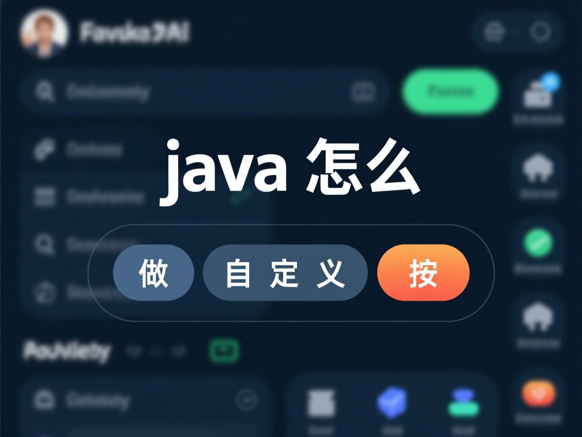 java怎么做自定义按钮  第2张 java怎么做自定义按钮  第2张