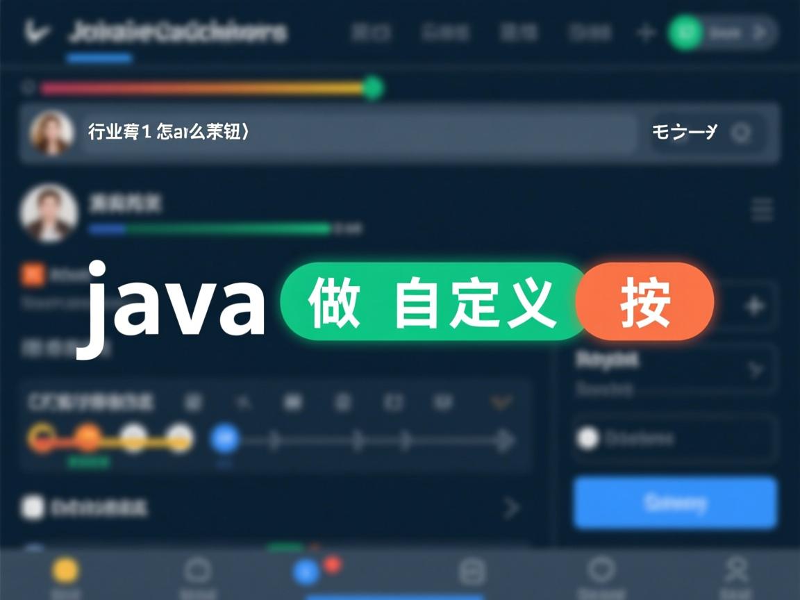 java怎么做自定义按钮  第3张 java怎么做自定义按钮  第3张