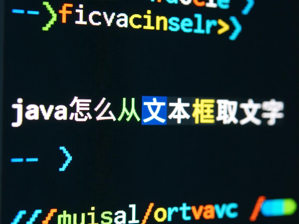 java怎么从文本框读取文字  第3张 java怎么从文本框读取文字  第3张