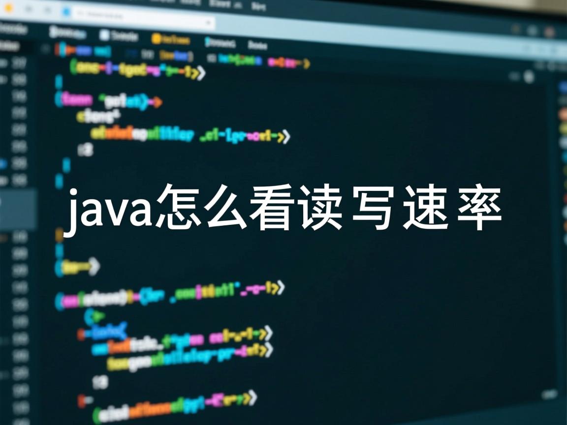 java怎么看读写速率  第1张 java怎么看读写速率  第1张