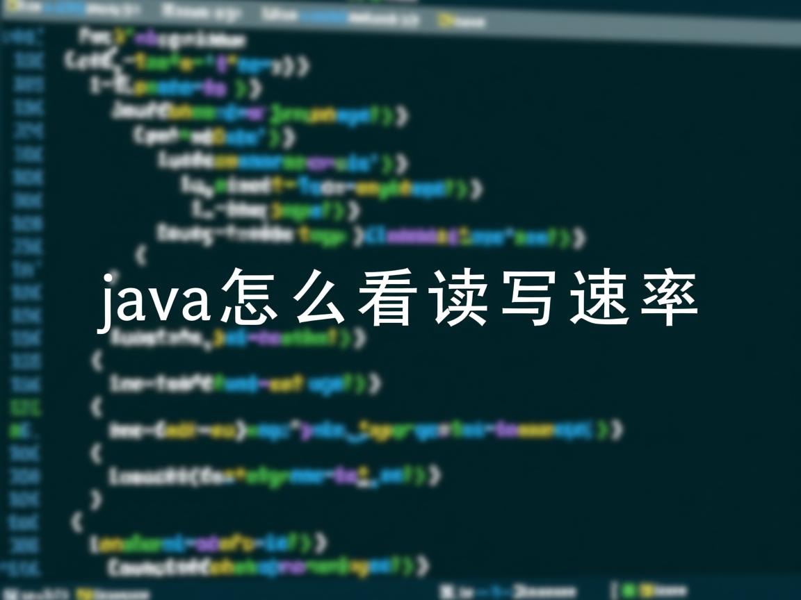 java怎么看读写速率  第2张 java怎么看读写速率  第2张